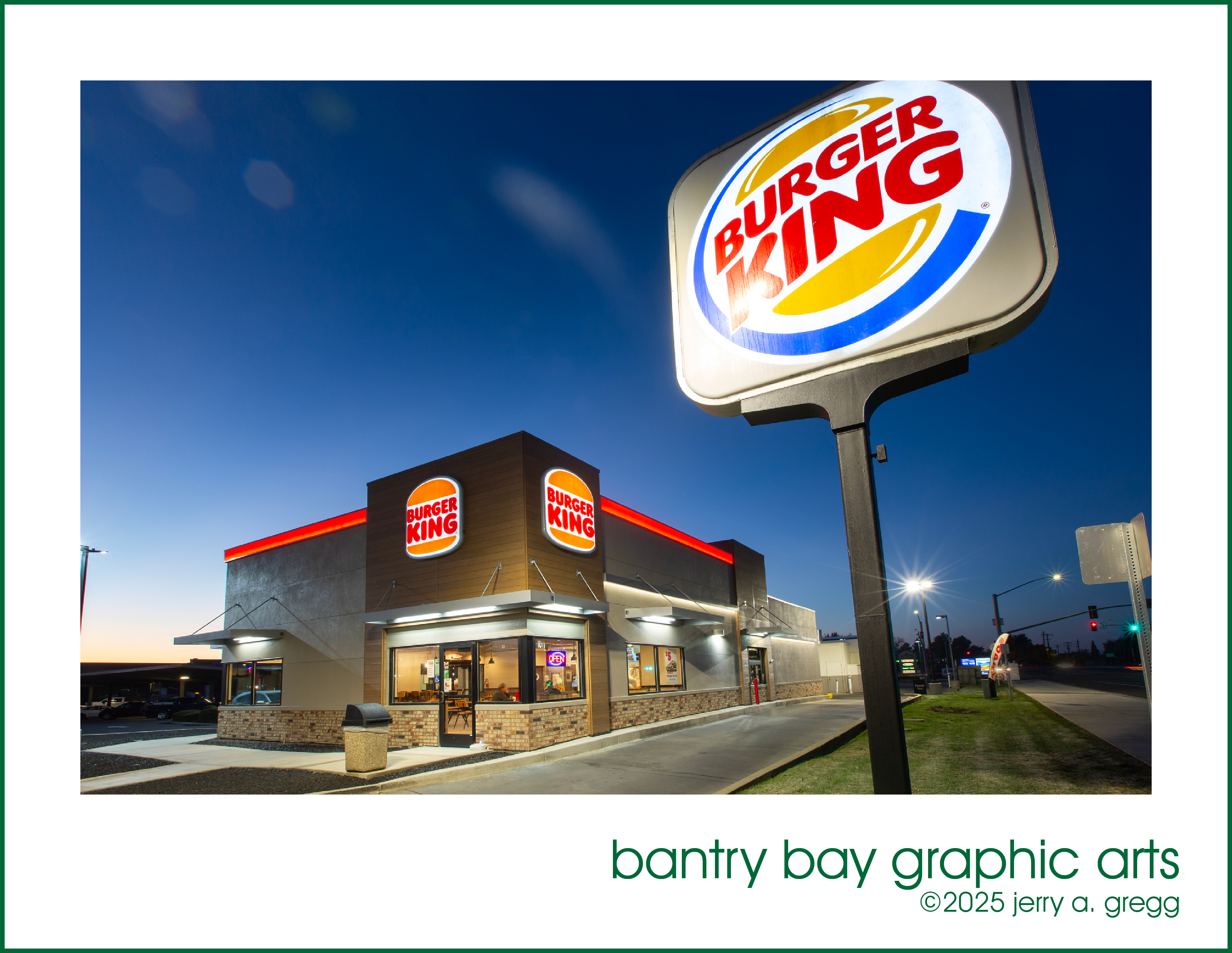  Burger King Colusa CA - Commercial Photographer Yuba City 